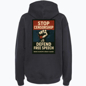 Free Speech - Stop Censorship Statement Hoodie